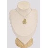 Pendentif véritable Verre Libyque asymétrique Pendentifs pierres naturelles BK35.3