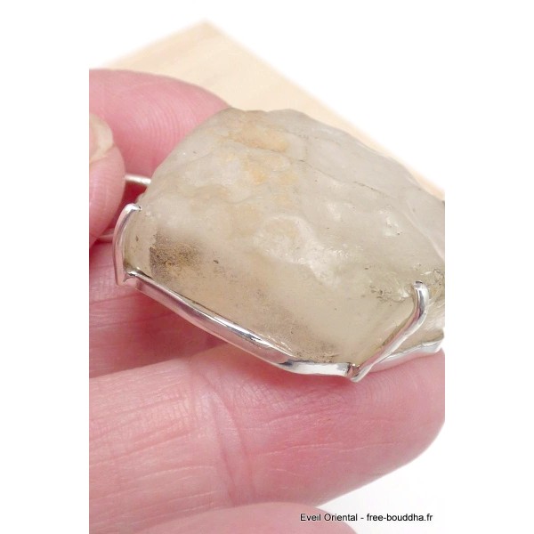 Très Gros Pendentif en véritable Verre Libyque Bijoux en Verre de Libye (météorite) BK35.5