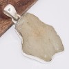 Pendentif véritable Verre Libyque asymétrique Pendentifs pierres naturelles BK35.3