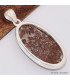 Pendentif Cristal de Cavansite oval cabochon Pendentifs pierres naturelles bk37