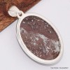 Gros Pendentif Cristal de Cavansite cabochon Pendentifs pierres naturelles BK37.2