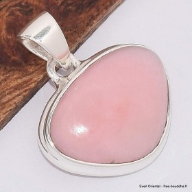 Bijou pendentif en Opale Rose australienne rectangulaire 