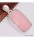 Pendentif rectangulaire en Opale rose des Andes Pendentifs pierres naturelles BK40.4