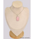 Pendentif rectangulaire en Opale rose des Andes Pendentifs pierres naturelles BK40.4