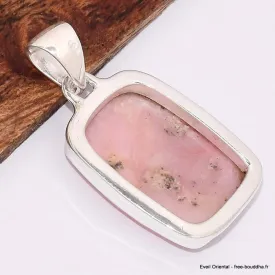 Pendentif Opale rose du Pérou - Pendentifs pierres naturelles