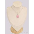Pendentif Opale rose du Pérou Pendentifs pierres naturelles BK40.5