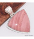 Pendentif Opale rose australienne triangulaire Pendentifs pierres naturelles BK41