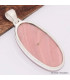 Grand Pendentif Opale rose australienne ovale Pendentifs pierres naturelles BK41.1
