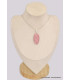 Grand Pendentif Opale rose australienne ovale Pendentifs pierres naturelles BK41.1