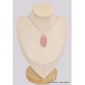 Grand Pendentif Opale rose australienne ovale Pendentifs pierres naturelles BK41.1