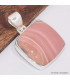 Pendentif Opale rose australienne carré Pendentifs pierres naturelles BK41.2