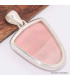 Pendentif Opale rose australienne forme écusson Pendentifs pierres naturelles BK41.4