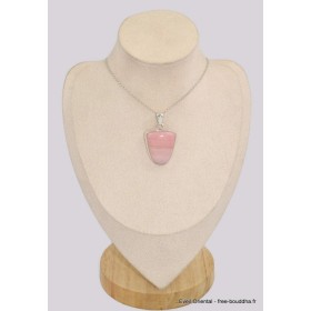 Pendentif Opale rose australienne forme écusson Pendentifs pierres naturelles BK41.4
