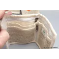 Portefeuille porte-monnaie Om tibétain chanvre brodé - Sacs tibétains et indiens