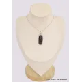 Pendentif rectangulaire authentique Nuumite - Bijoux en Nuumite