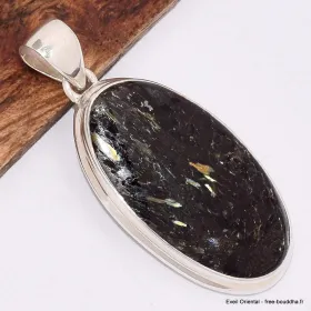 Pendentif oval Authentique Nuumite - Pendentifs pierres naturelles