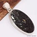 Pendentif oval Authentique Nuumite - Pendentifs pierres naturelles