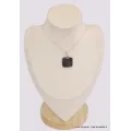 Pendentif carré Authentique Nuumite - Bijoux en Nuumite