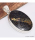 Pendentif authentique Nuumite forme ovale Bijoux en Nuumite BK43.5