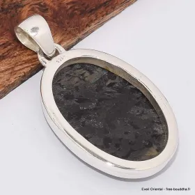 Pendentif authentique Nuumite forme ovale - Pendentifs pierres naturelles