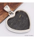 Pendentif authentique Nuumite forme coeur Pendentifs pierres naturelles BK43.6