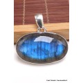Pendentif argent Labradorite bleue grade AAA Pendentifs pierres naturelles BK26.3