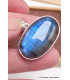 Pendentif argent Labradorite bleue grade AAA Pendentifs pierres naturelles BK26.3