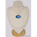 Pendentif argent Labradorite bleue grade AAA - Pendentifs pierres naturelles