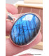 Gros Pendentif oval Labradorite bleue grade AAA Pendentifs pierres naturelles BK26.4