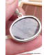 Gros Pendentif oval Labradorite bleue grade AAA Pendentifs pierres naturelles BK26.4