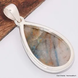Pendentif goutte en Quantum Quattro - Pendentifs pierres naturelles