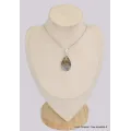 Pendentif goutte en Quantum Quattro - Pendentifs pierres naturelles