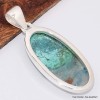 Pendentif oval en Quantum Quattro bleu lagon Bijoux en Quantum Quattro BK42.9