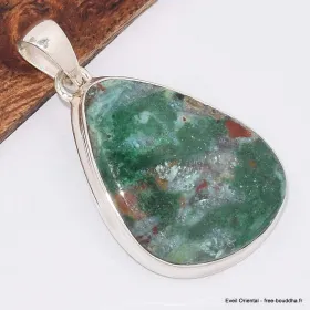 Pendentif Quantum Quattro vert rouge - Pendentifs pierres naturelles