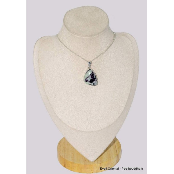 Pendentif asymétrique en Kammererite Bijoux en Kammererite BK44.3