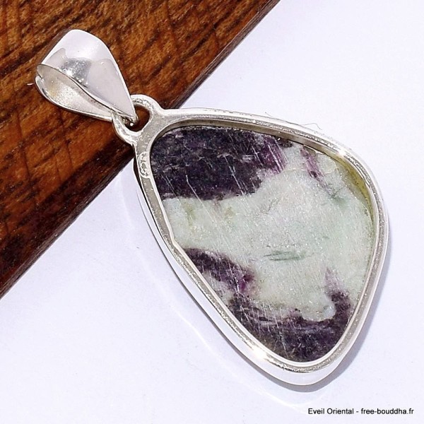 Pendentif asymétrique en Kammererite Bijoux en Kammererite BK44.3
