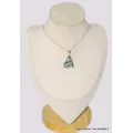 Pendentif triangulaire en Kammererite - Bijoux en Kammererite