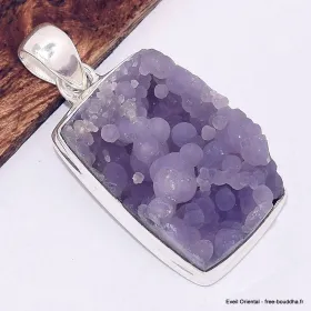 Pendentif Agate Grappe rectangulaire
