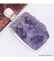 Pendentif Agate Grappe rectangulaire - Bijoux en Agate