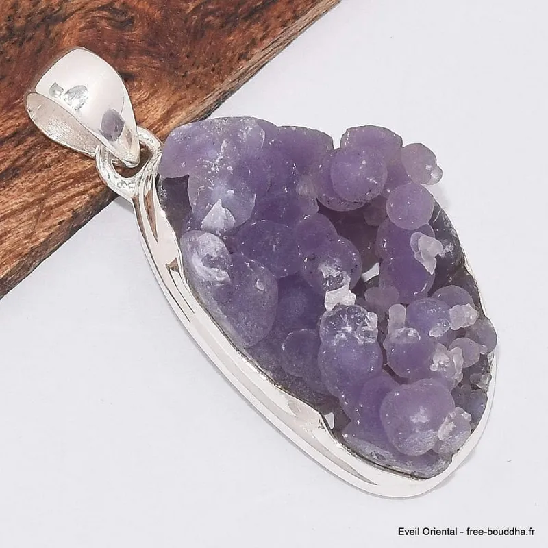 Pendentif Agate Grappe asymétrique - Bijoux en Agate