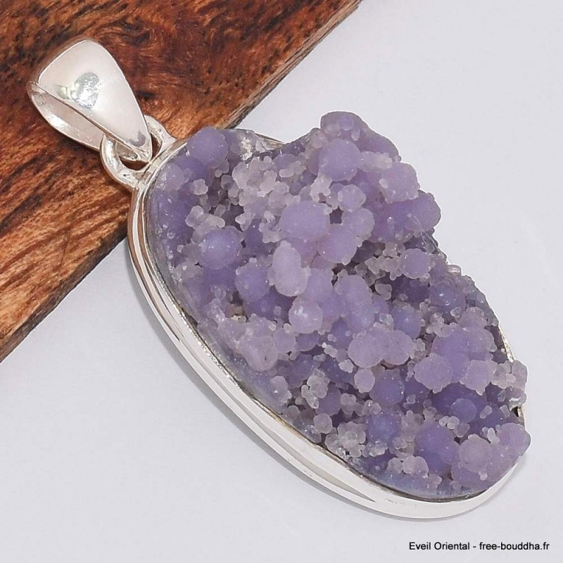 Pendentif Agate Grappe ovale 