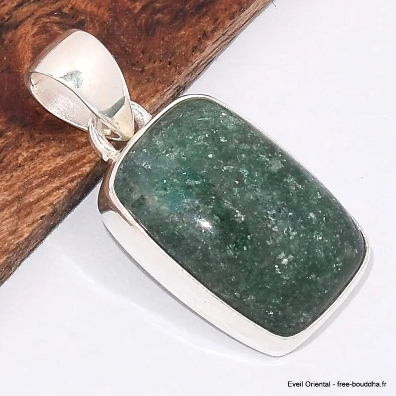 Pendentif Aventurine rectangulaire - Bijoux en Aventurine