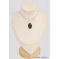 Pendentif argent oval en Aventurine Bijoux en Aventurine BK47.2
