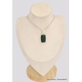 Pendentif argent Aventurine rectangulaire Bijoux en Aventurine BK47.4