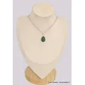 Petit pendentif goutte en Aventurine - Bijoux en Aventurine