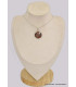 Pendentif rond en Bauxite Bijoux en Bauxite BK48