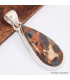 Pendentif goutte en Bauxite Bijoux en Bauxite BK48.1