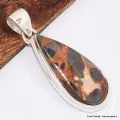Pendentif goutte en Bauxite - Bijoux en Bauxite