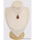 Gros Pendentif goutte en Bauxite Bijoux en Bauxite BK48.2