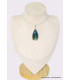 Gros pendentif goutte Labradorite multi-feux Bijoux en Labradorite BK49.2